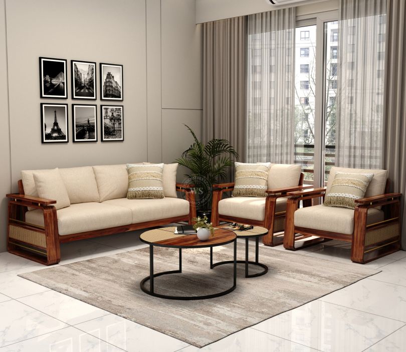 Fabric Sofa Set 3+1+1